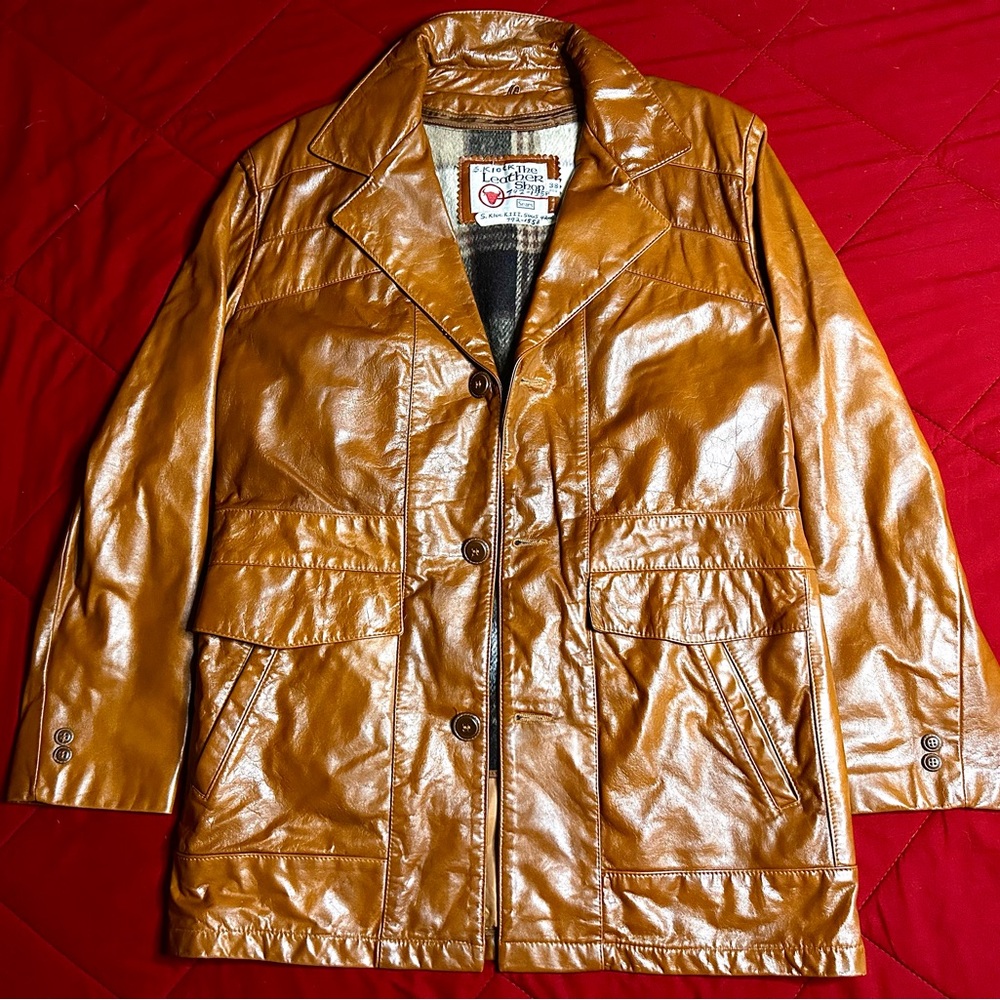 Sears Women's Leather Jacket with Detachable Vest